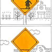 「少子化」西脇　幸司 ●今をさいげんしていてすごい。(10代） ●１コマ目が普通ではないなーと感じさせてくれました。 